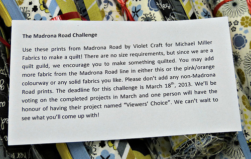 madrona road challenge instructions