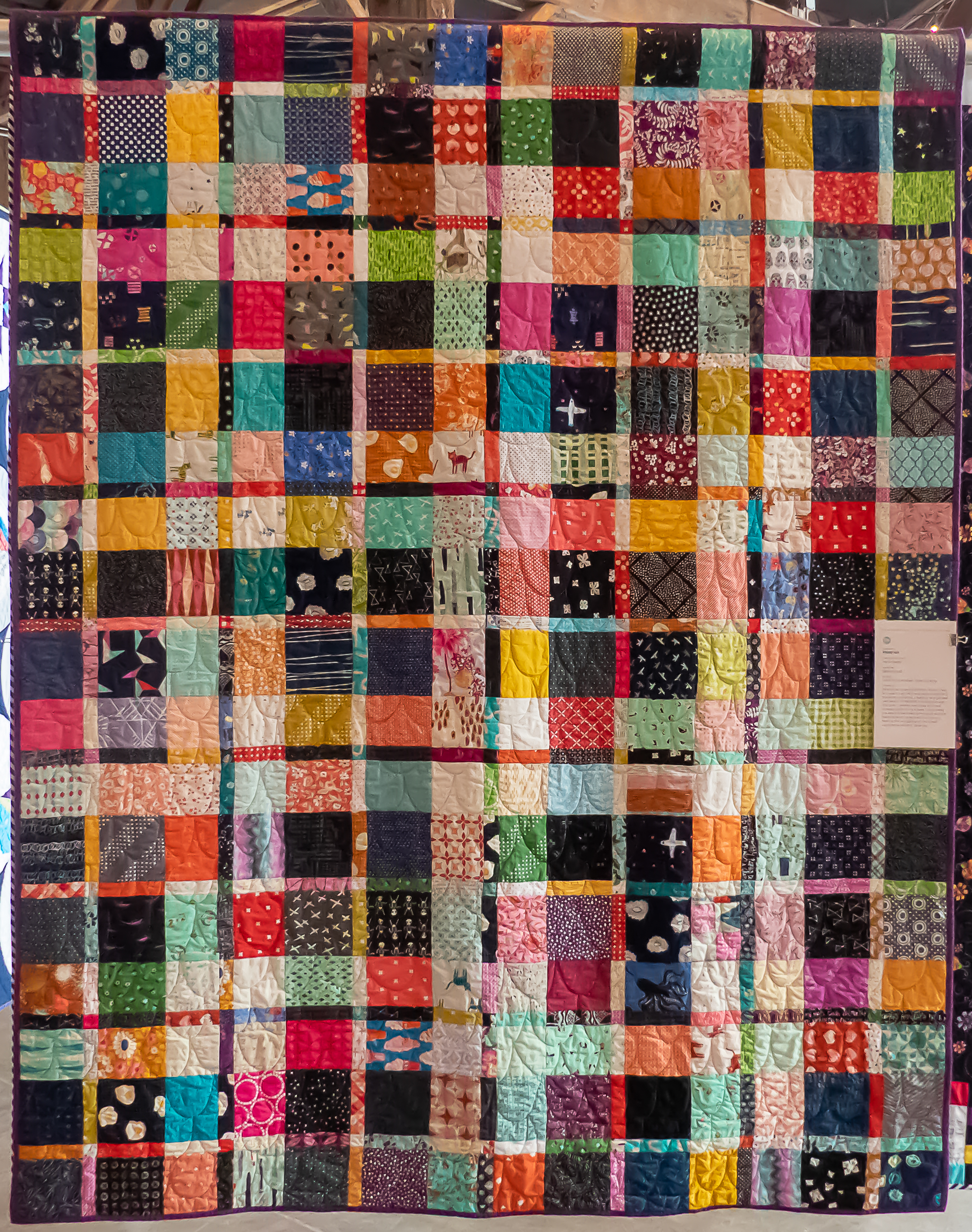 modern plaid quilt